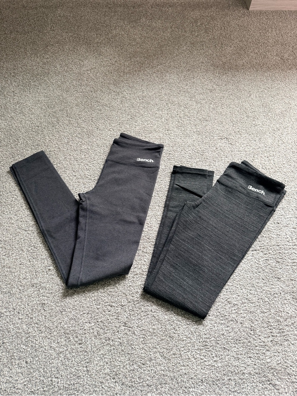 Set of 2 Bench Leggings, Striped and Heather grey